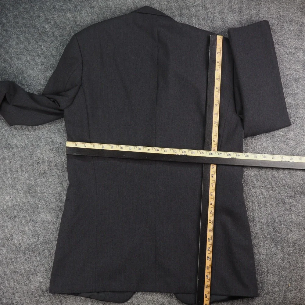 Hugo Boss Suit Jacket Mens 40R Einstein/Gcl Charcoal Solid Professional Blazer